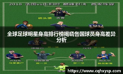 全球足球明星身高排行榜揭晓各国球员身高差异分析