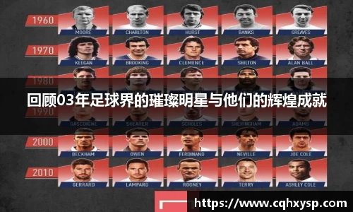 回顾03年足球界的璀璨明星与他们的辉煌成就
